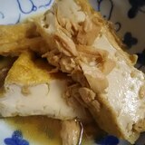 厚揚げとツナのしょうゆ煮(^^)